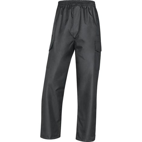 PANTALON DELTA PLUS POLYESTER OXFORD ENDUIT PU NOIR - GALWANO0 50/52 (2XL) (1/3)