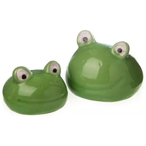 Flamingo Dekofigur Schwimmfrosch 6-8 cm grün Figur