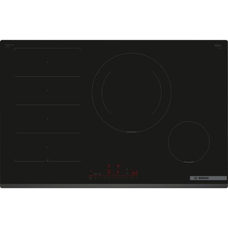 Induktionskochfeld 80 cm 4 brenner 7400 w schwarz - Bosch - PXE831HC1E