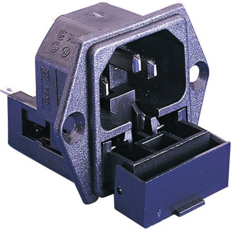 Bulgin PF0030/63 Kaltgeräte-Steckverbinder PF Stecker, Einbau vertikal Gesamtpolzahl: 2 + PE 10 A Sc