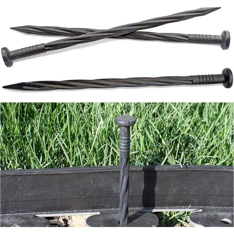 Bordure de jardin de 5 m en polyéthylène, kit de bordure de jardin, ceinture d'isolation pour terrasse, cour et pelouse. (1/5)