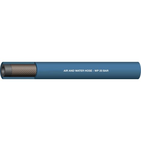 Tuyau Noir/Bleu RS PRO, diamètre interne: 12.7mm, longueur 25, pour Air, Eau ( Prix pour 1 ) (1/3)