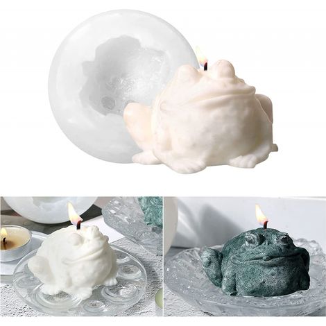3D-Silikonformen in Herzform von Fröschen und Kröten für Haustiere (1/5)