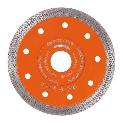 Disque diamant turbo 115mm pour gres cerame et ceramique Battipav bestever