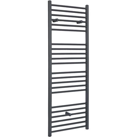 Hudson Reed Artle - Sèche-Serviettes Design Électrique Moderne Plat - Anthracite  - 160 cm x 60 cm