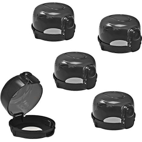 Protection pour bouton de cuisinière à gaz, sécurité enfant, verrouillage de sécurité - Lot de 5 (1/5)