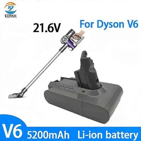 Batterie de remplacement 21,6 V 12 800 mAh pour aspirateurs Dyson DC62, DC59, DC58, SV03, SV04, SV09, V6 Animal, Motorhead, V6 Slim et V6 Absolute. (1/5)
