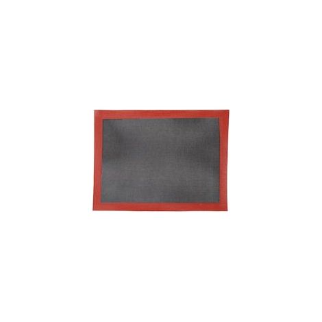 Tapis de cuisson en silicone respirant, antiadhésif et résistant à la chaleur, avec grille de cuisson pour four. (1/5)