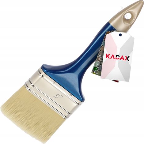 KADAX Pinsel aus Kunststoff, Flachpinsel, Malerpinsel, Borstenpinsel, 3&quot