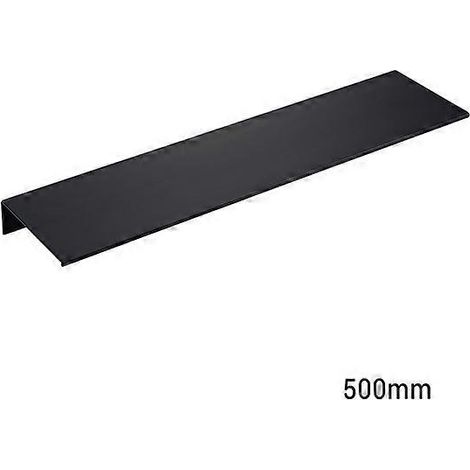 Accessoires de salle de bain muraux en alliage d'aluminium noir et blanc, équipement de salle de douche et de chambre, étagère de rangement pour accessoires de salle de bain, noir 500 (1/5)