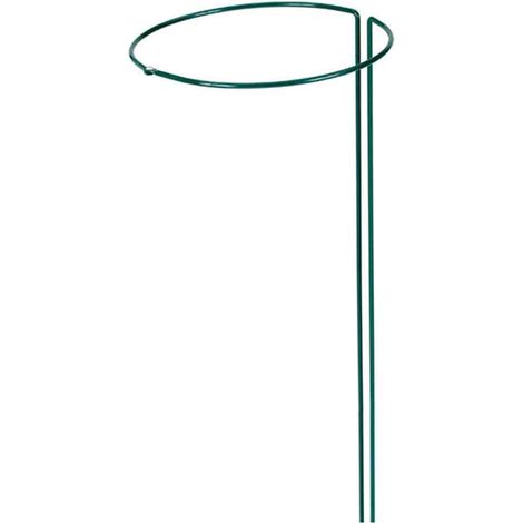 Strauchstütze 100 cm/6 mm, vollrund verstellbar, grün lackiert
