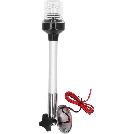 12-Zoll-LED-Heckleuchte (12–24 V DC), klappbar, 2 Seemeilen Sichtweite, IP66 wasserdicht, Navigationsanker (1/4)