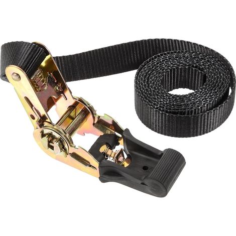 Heavy Duty cliquet avec remorque de camion et sangle de fixation de bagages sangle de serrage durable avec crochet à cliquet pour sécuriser les marchandises et les bagages (1/5)