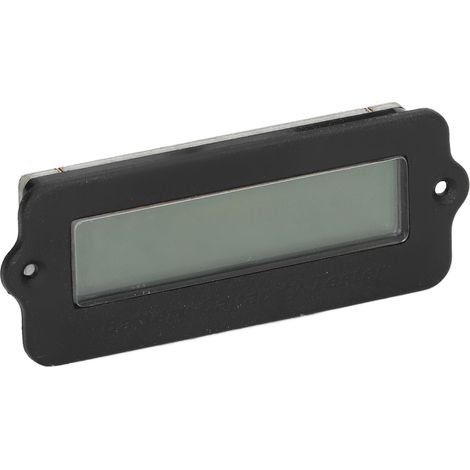 Gelb hinterleuchteter Lithium-Ionen-Akkumonitor, HD-Elektronikdisplay in ABS-Gehäuse, wasserdicht, Anzeige für Akkukapazität und -spannung, 3-adrig (1/5)