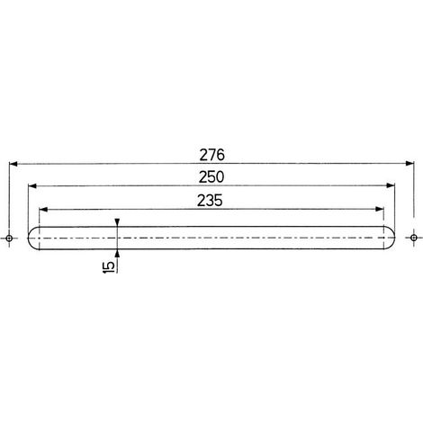 Anjos Ventilation – Entrée d'air autoréglable VM-G 30 30 m³/h – Débit 30 m³/h – Dimensions L 305 x H 20 mm – Pour ventilation efficace