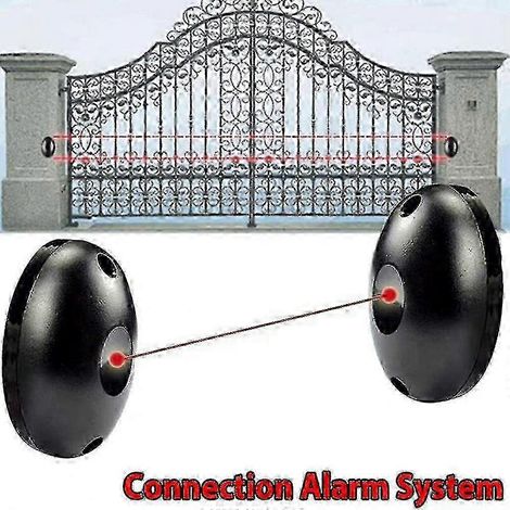 Lot de 2 détecteurs de faisceau infrarouge pour système d'alarme anti-intrusion (1/5)