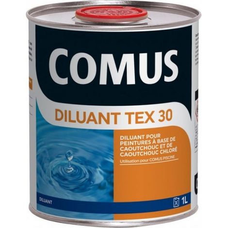 DILUANT TEX 30 - 1L - Diluant spécial COMUS PISCINE