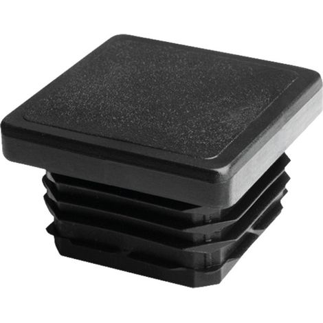 Embout intérieur carré plastique noir 120x120mm - FORTAPS - 26-120X120 (1/3)