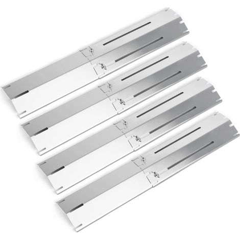 30 à 53cm Plaque de diffuseur Réglable Pièces de Rechange pour Landmann, Taino, Brinkmann, Charbroil, Uniflame, ProfiCook, Outback, Campingaz, Universelle Diffuseur Chaleur, Paquet 4