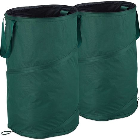 Set di 2 sacchi per foglie autoportanti da 120 l 8831041