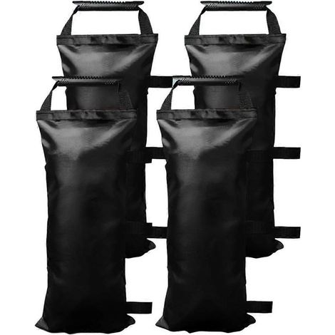Sacs De Lestage - Polyester PE Impermeable - Pour Tentes Tonnelles Parasols - 4 Unites - Capacite 12 7 Kg Par Sac (1/5)