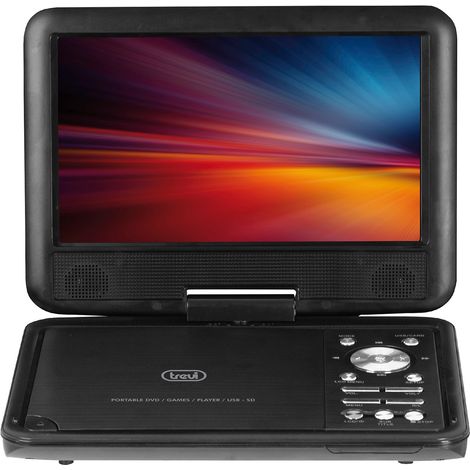 Trevi PDX 1409 S2 Lecteur DVD portable Dessus de table 22,9 cm (9") Noir (1/5)