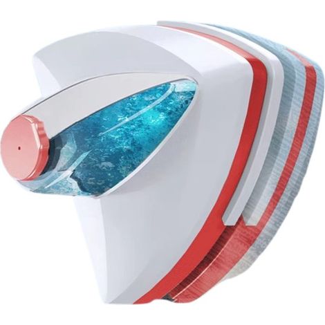 Tergivetro magnetico per doppi vetri e doppi vetri extra spessi - 15-26 mm - Pulizia senza graffi - Compatto e resistente - Tergivetro magnetico (1/5)