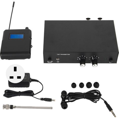 ANLEON S2T 670–680 MHz Stereo-Funküberwachungssystem mit Kopfhörern und Sender/Empfänger, UK-Stecker 100–240 V (1/5)