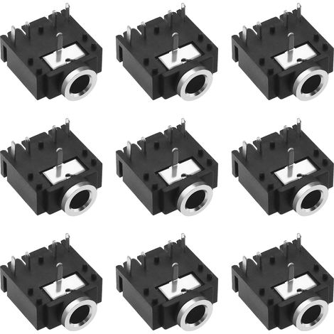 40pcs PJ-307 3.5mm Stéréo Jack Socket 5 Broches PCB Mount Femelle Audio Connecteur Prise Casque pour Lecteurs Multimédia MP3 / MP4 Audio et Vidéo Équipement Ordinateurs Portables (1/5)