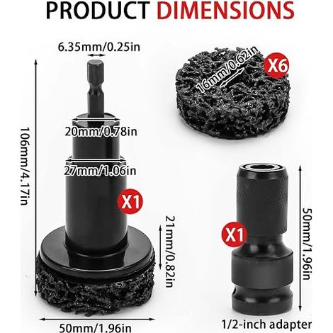 Wheel Bolts Wheel Hub Grinder Cordless Driver Impact Driver 1/2 (1/4)