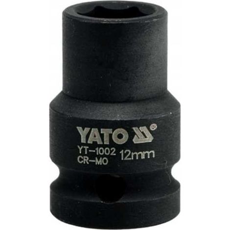 Vaso de impacto KR.1/2" 12MM YATO (1/5)