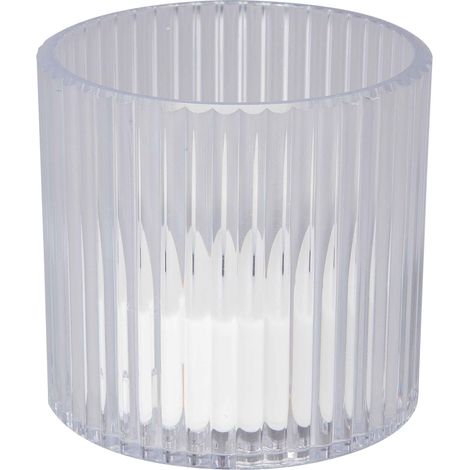 Trendline Windlicht batteriebetrieben Ø 7,7 cm klar