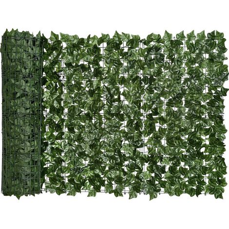 Siepe Artificiale Edera Finta Sempreverde Sintetica Anticaduta diverse misure Verde - 2x5Mt (1/4)