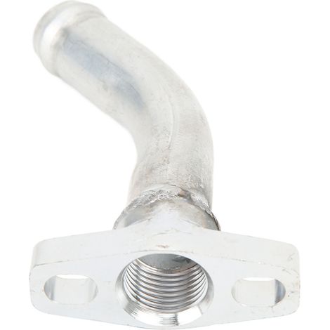 Conector de drenaje de aluminio AN10 de 45° sellado para turbos T3 y T4 refrigerados por aceite.