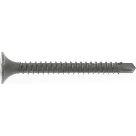 TORNILLO PLACA DE PLACA EN ARMADURA METÁLICA 2,25 mm. Dimensiones: 3,5 x 35 mm. Tipo: PH2 / roscado: autoperforante/tratamiento: fosfato Makita F-31195