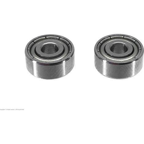 Revtec - Ball Bearing - Chrome Steel - ABEC 3 - Metal Shielded - 1/8 x 3/8 x 5/32 - R2ZZ - 2 pcs