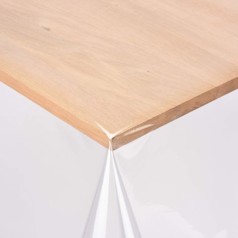Venilia Protection de Table Crystal Nappe Transparente avec revêtement Brillant Film Transparent Facile d entretien imperméable 1 virgule 4 m (1/2)