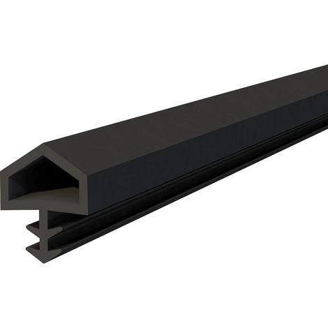 DQ-PP STD-05 Joint de porte TPE noir 15 m 12/4 mm (1/4)