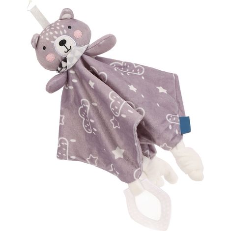 Couverture sensorielle bébé en peluche avec clochette, type C, pour apaiser les émotions et soulager les troubles émotionnels. (1/5)