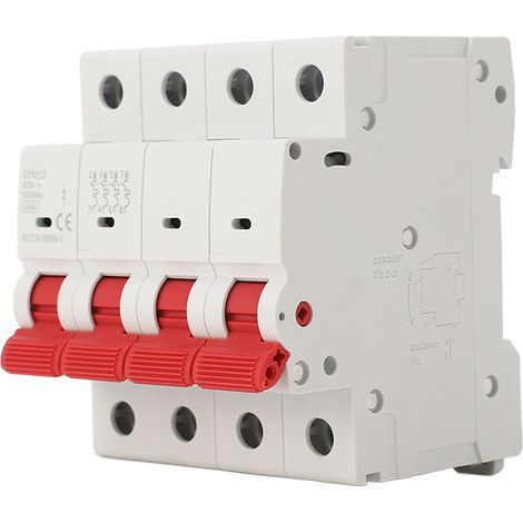 Miniatur-4-poliger Leitungsschutzschalter, kleiner Luftschalter für elektrische Geräte, 400 V GYM10 6KA 25 A (1/5)