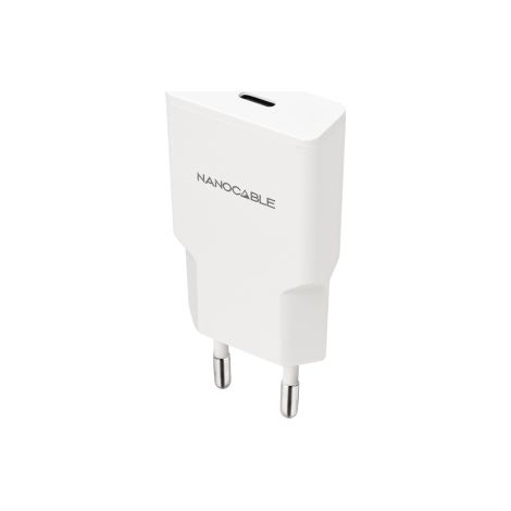 Nanocable Cargador de Pared USB-C/PD 25W - Color Blanco
Especificaciones:
-Puerto de carga: 1 USB-C
-Voltaje de entrada: 100-240V 50/60Hz 0.6A
-Voltaj