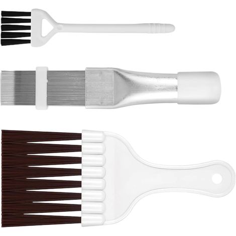Peignes à ailettes pour unité A/C Nettoyeur de bobine de climatiseur, outil de réparation AC, brosse de nettoyage pour évaporateur, appareils ménagers, conduits d'aération de voiture, camping-car (1/5)