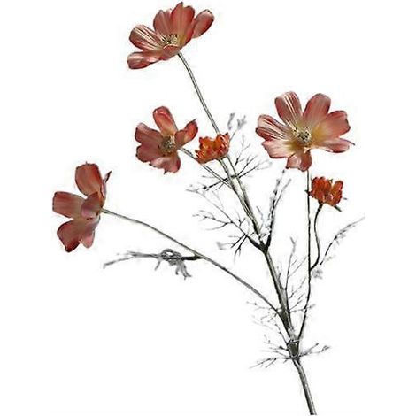 Marguerites artificielles en tissu de soie imperméable et réaliste, décoration florale artificielleorange (1/5)