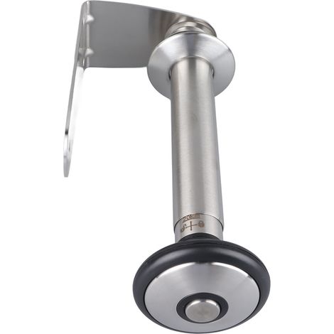 Porte-essuie-tout extensible en acier inoxydable, sans perçage, pour ranger le papier essuie-tout et le cellophane. (1/5)