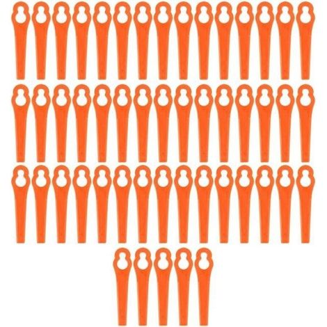 50 Ersatzmesser für Einhell GE-CT 18 Li-Akku-Freischneider, Orange (1/4)