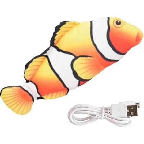 Jouet pour chat en forme de poisson jaune moche, jouet pour chat, jouet pour chat en forme de poisson, jouet vibrant, jouet p A374 (1/4)