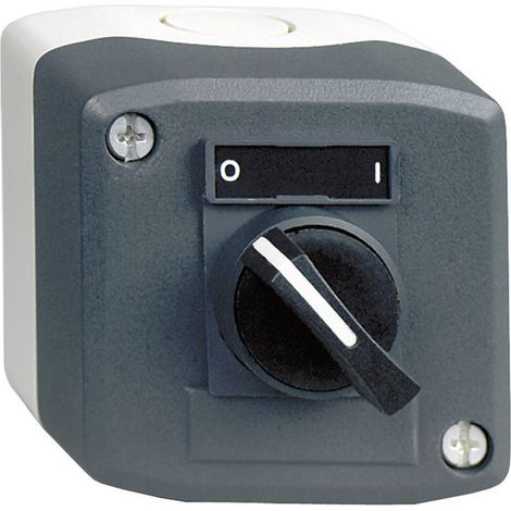 Schneider Electric XALD134 Harmony XALD134 Wahltaste im Gehäuse Drehschalter Dunkelgrau, Hellgrau 1