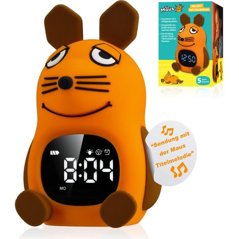 DieMaus sveglia per bambini con luce notturna