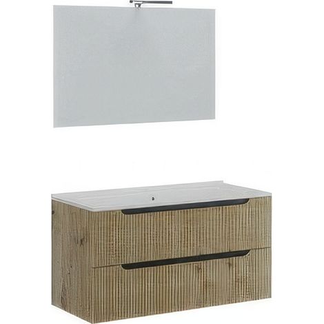 MOBILE BAGNO COMFORT 2C CANNET 100 ROVERE ORO
