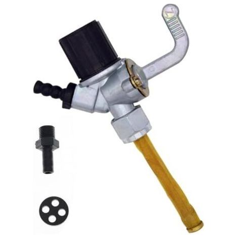 Robinet d'essence pour Simson S51, joint de robinet d'essence pour Simson S51 avec crépine en laiton et sac à eau pour Simson S/SR50/60/80 S50 51 MZ ETZ125/150 (1/5)